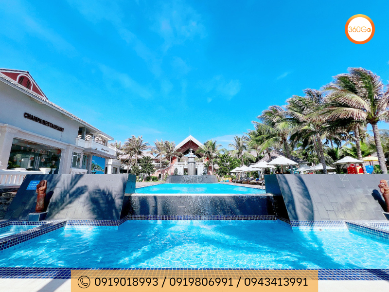 Hồ bơi tại Champa Resort - Du lịch 360Go